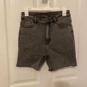 Never worn Jean biker shorts.